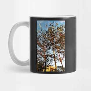 Moon behind the tree Mug